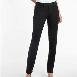 Express Editor Pant Slim Low Rise Black & White